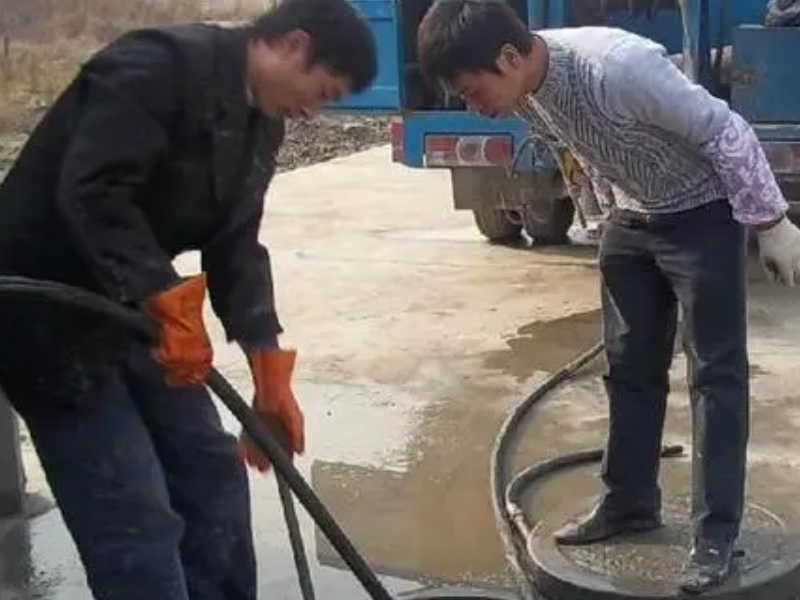 松江嘉松南路污水管道清淤疏通抽运清洗清理化粪池